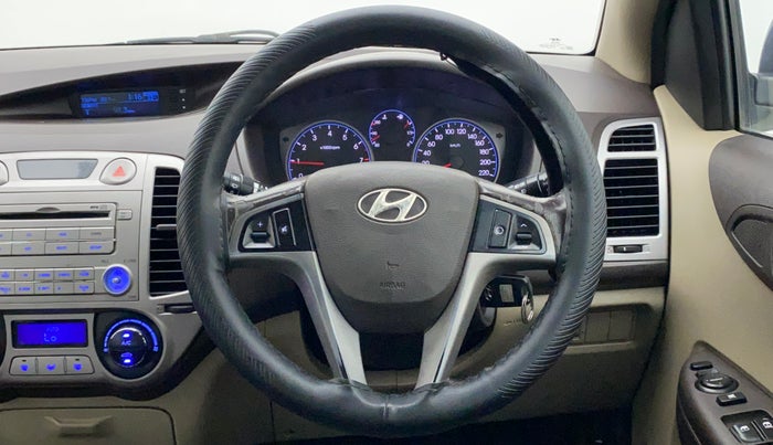 2011 Hyundai i20 ASTA 1.2, Petrol, Manual, 1,03,360 km, Steering Wheel Close Up