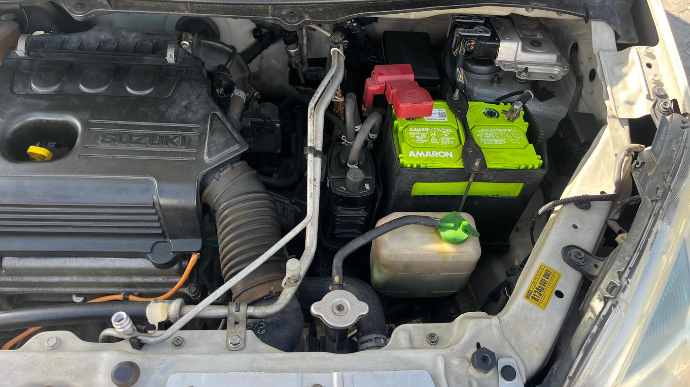 2017 Maruti Wagon R 1.0 VXI (O) AMT, Petrol, Automatic, 20,635 km, Engine View - Left