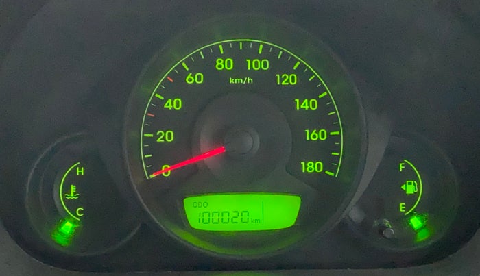 2013 Hyundai Eon ERA +, CNG, Manual, 1,00,019 km, Odometer Image