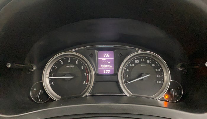2017 Maruti Ciaz ALPHA 1.4 PETROL, Petrol, Manual, 1,20,798 km, Odometer Image