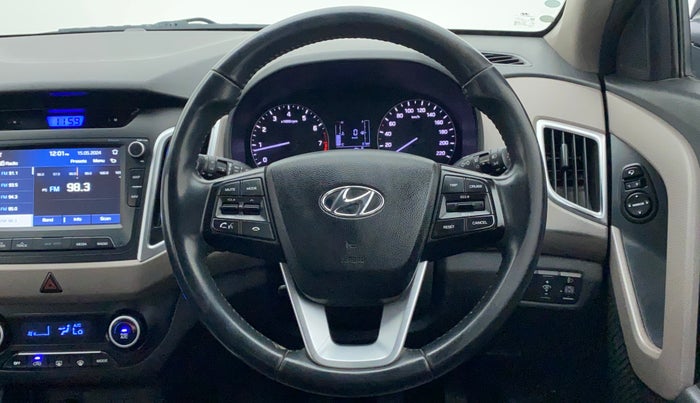 2019 Hyundai Creta SX 1.6 PETROL, Petrol, Manual, 69,869 km, Steering Wheel Close Up