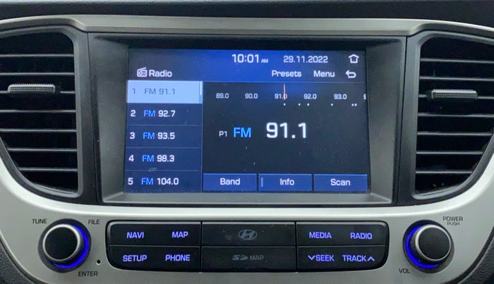 2018 Hyundai Verna 1.6 CRDI SX + AT, Diesel, Automatic, 66,883 km, Infotainment System