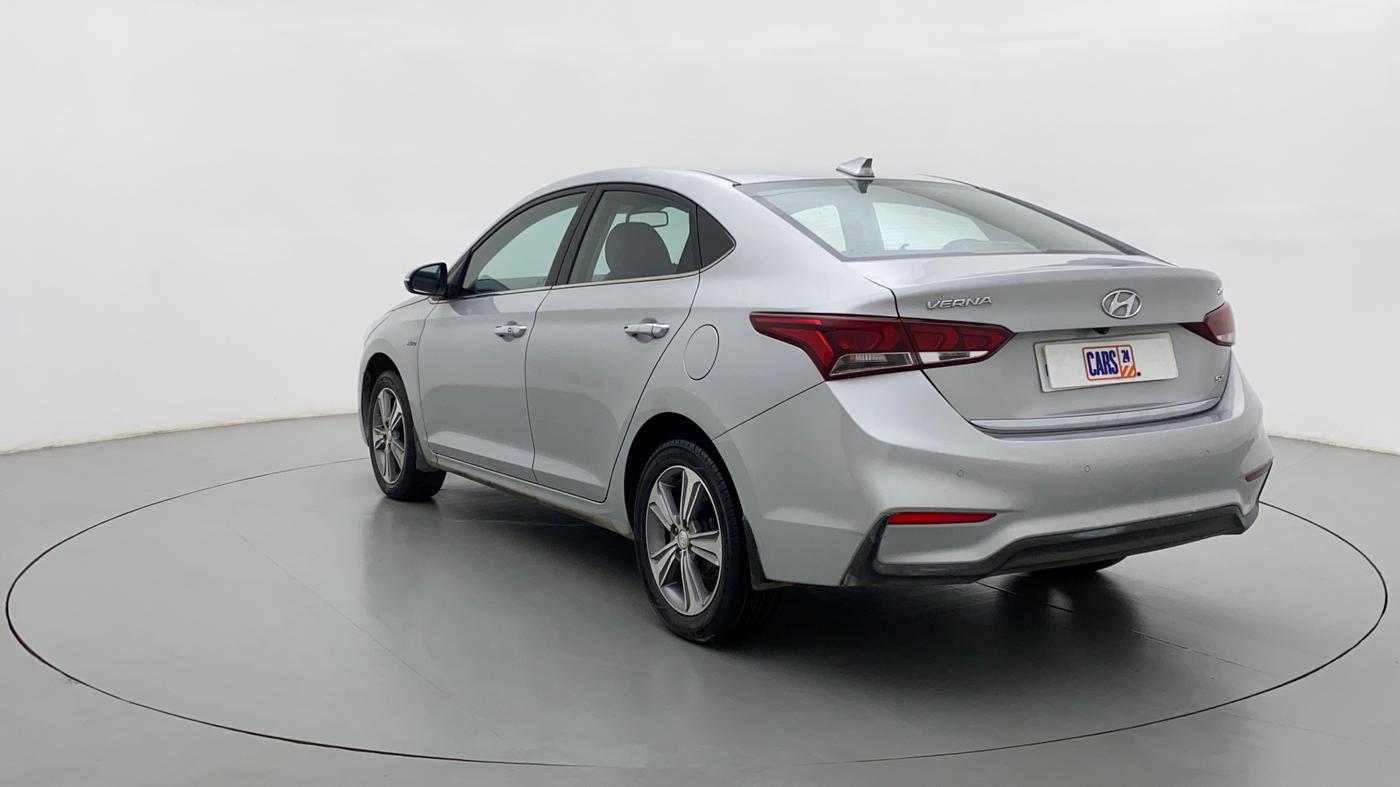 2018 Hyundai Verna 1.6 CRDI SX + AT, Diesel, Automatic, 66,883 km, Left Back Diagonal