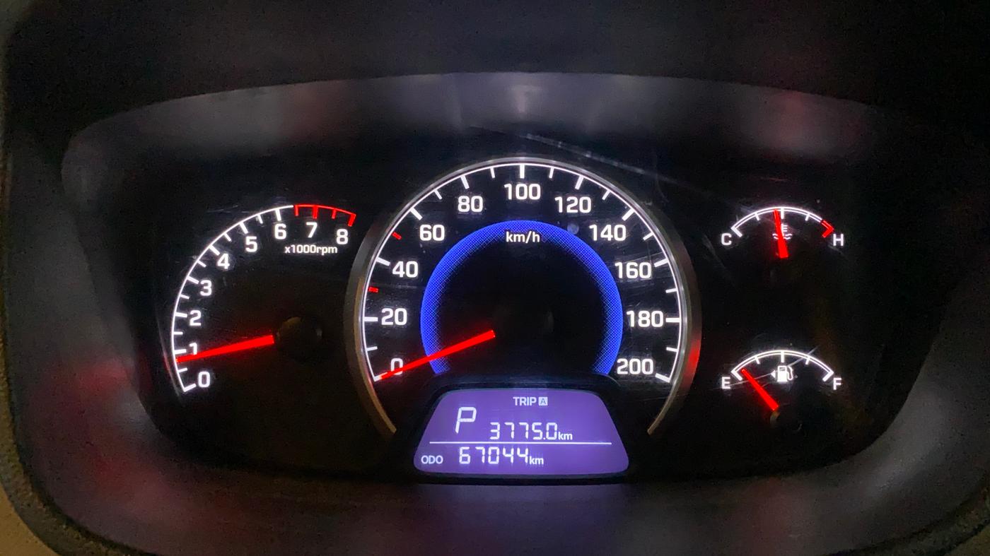 2017 Hyundai Grand i10 MAGNA AT 1.2 KAPPA VTVT, Petrol, Automatic, 67,036 km, Odometer Image