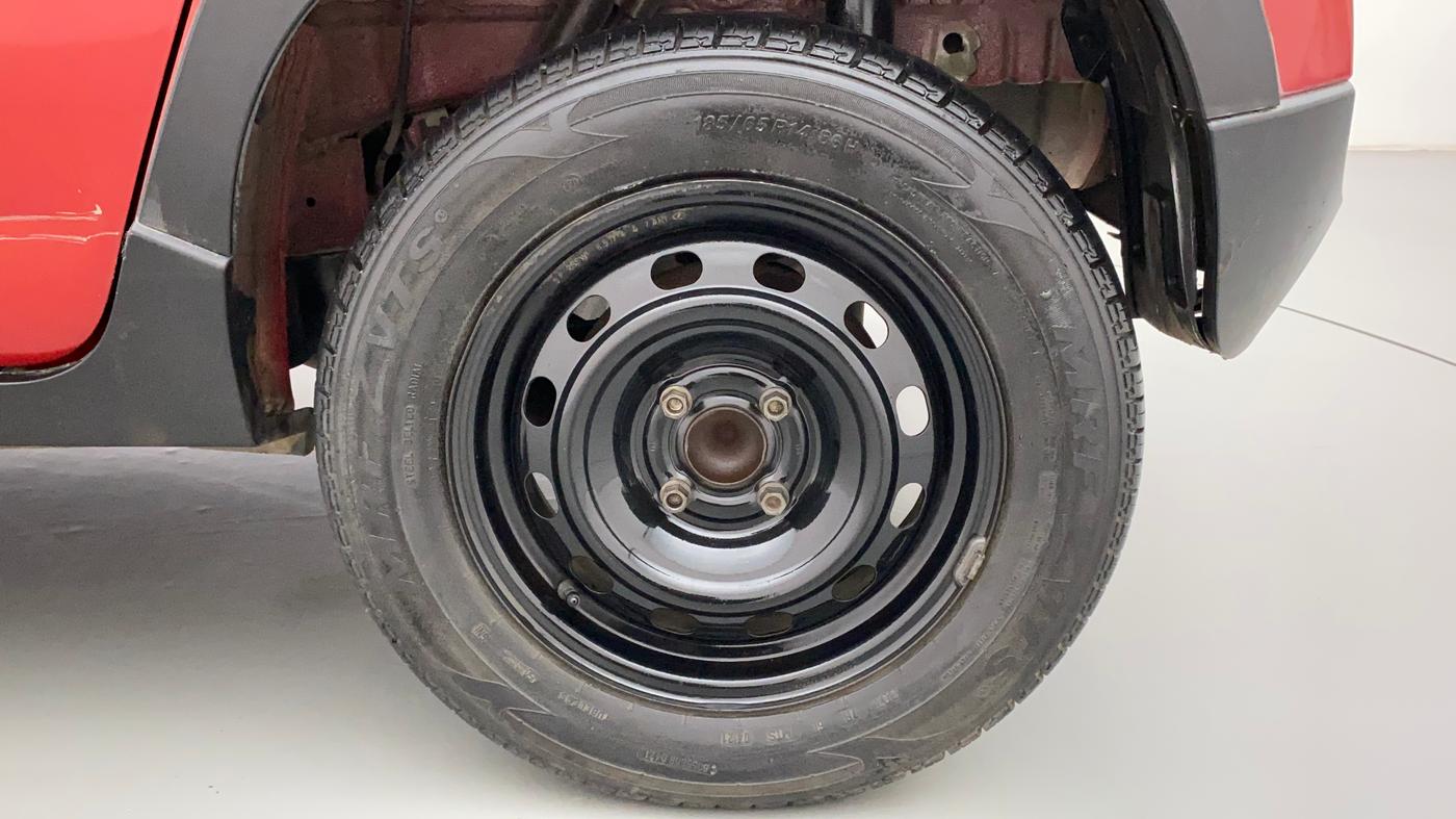 2016 Mahindra Kuv100 K4 D 6 STR, Diesel, Manual, 1,09,428 km, Left Rear Wheel
