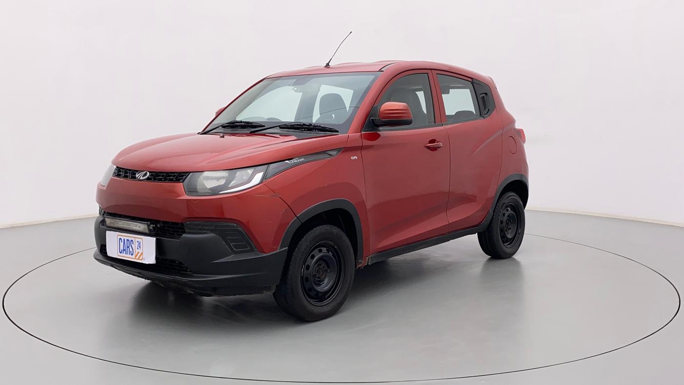 2016 Mahindra Kuv100 K4 D 6 STR, Diesel, Manual, 1,09,428 km, Left Front Diagonal