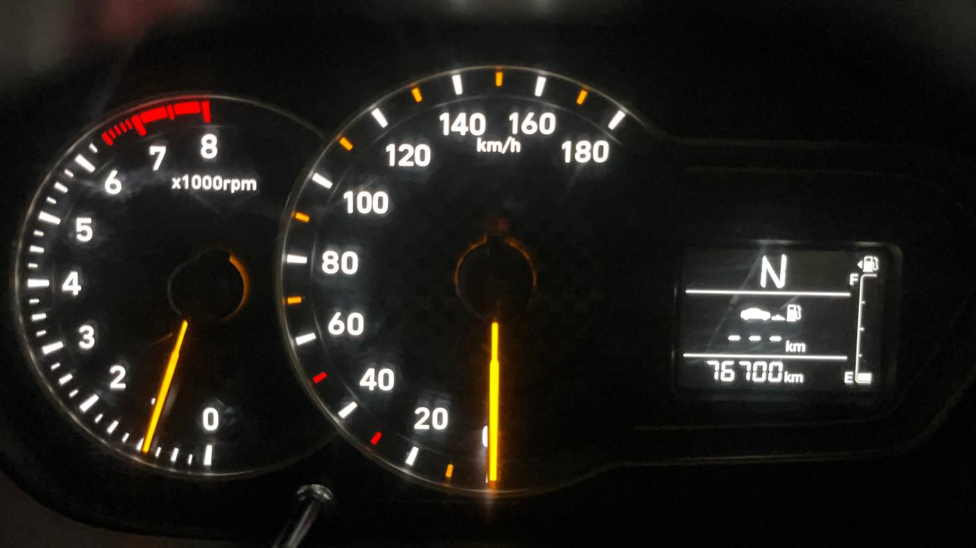 2020 Hyundai NEW SANTRO SPORTZ AMT, Petrol, Automatic, 76,904 km, Odometer Image