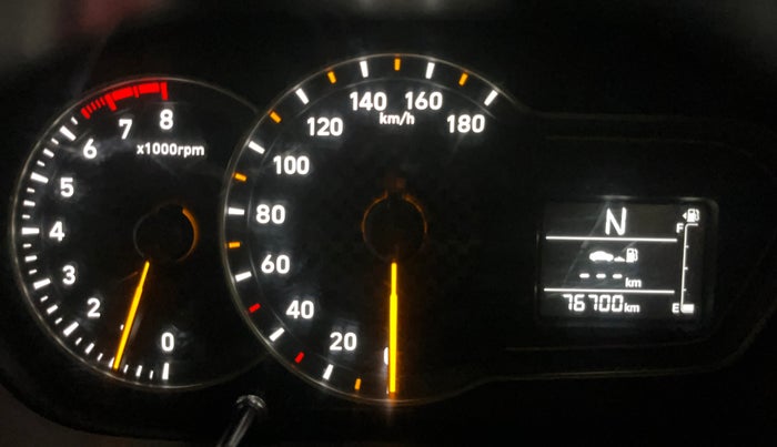 2020 Hyundai NEW SANTRO SPORTZ AMT, Petrol, Automatic, 76,707 km, Odometer Image