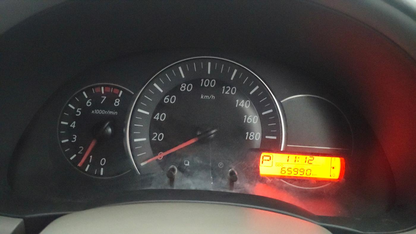 2014 Nissan Micra Active XV, Petrol, Manual, 65,989 km, Odometer Image