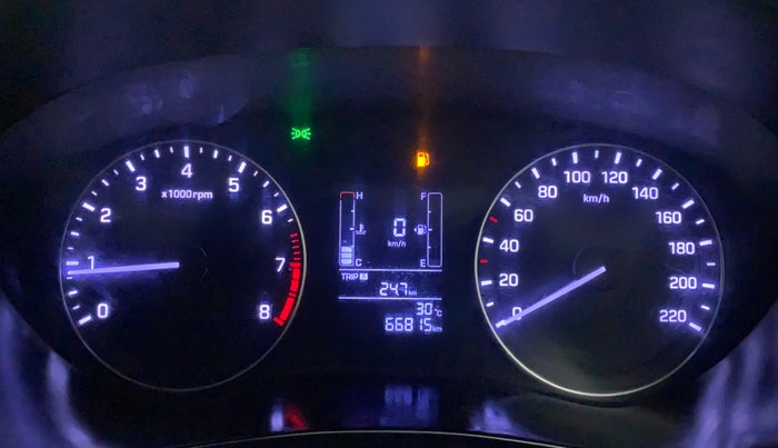 2017 Hyundai Elite i20 SPORTZ 1.2, Petrol, Manual, 66,815 km, Odometer Image