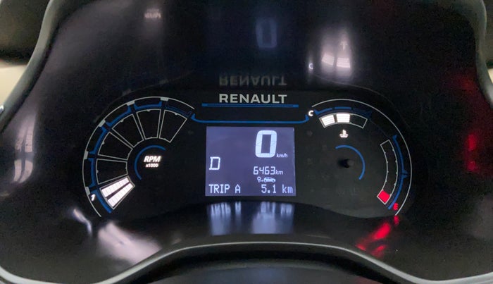 2021 Renault Kiger RXT AMT, Petrol, Automatic, 6,463 km, Odometer Image
