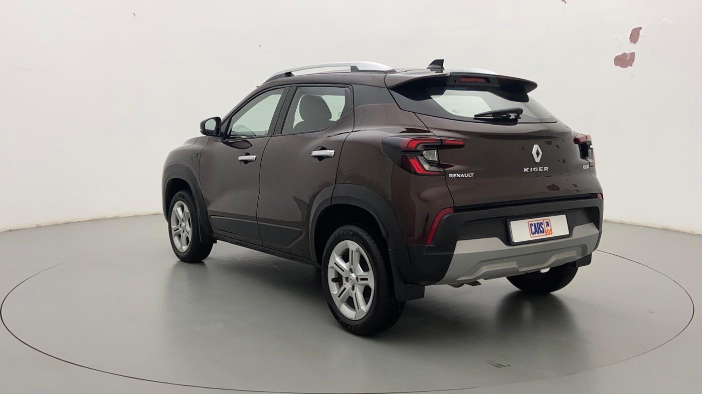 2021 Renault Kiger RXT AMT, Petrol, Automatic, 6,463 km, Left Back Diagonal