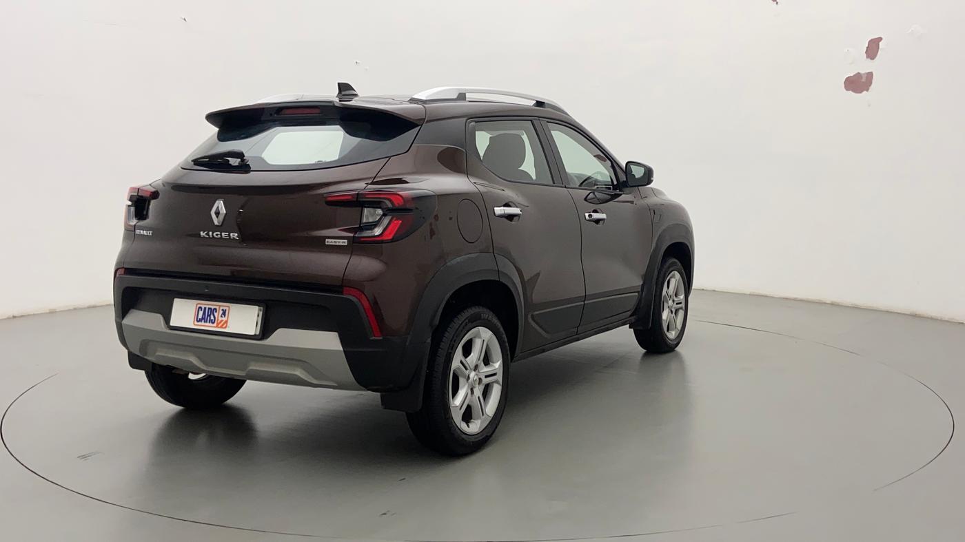 2021 Renault Kiger RXT AMT, Petrol, Automatic, 6,463 km, Right Back Diagonal