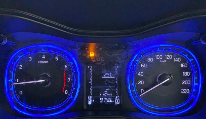 2021 Maruti Vitara Brezza ZXI, Petrol, Manual, 9,825 km, Odometer Image