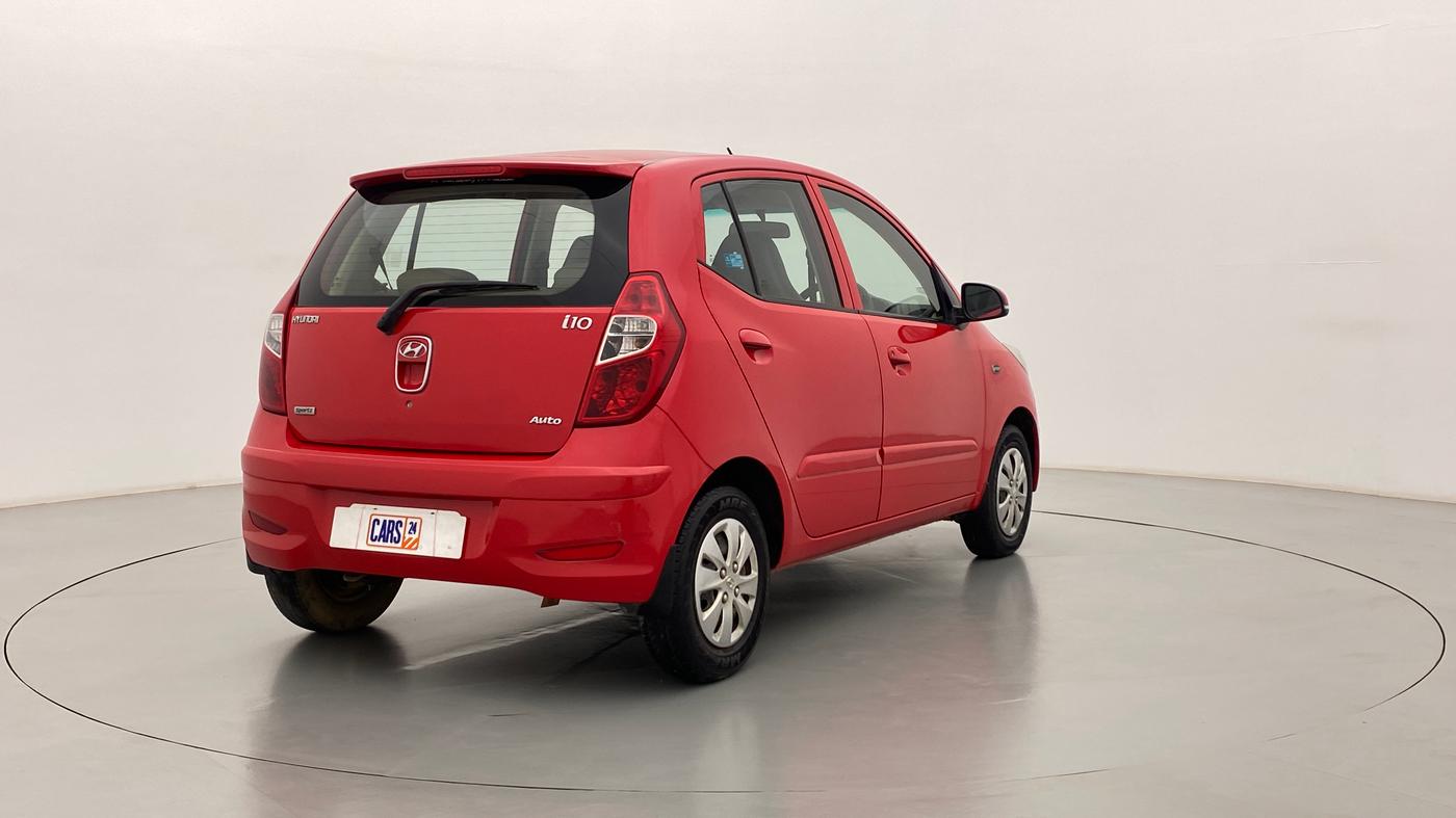2011 Hyundai i10 SPORTZ 1.2 AT KAPPA2, Petrol, Automatic, 61,784 km, Right Back Diagonal