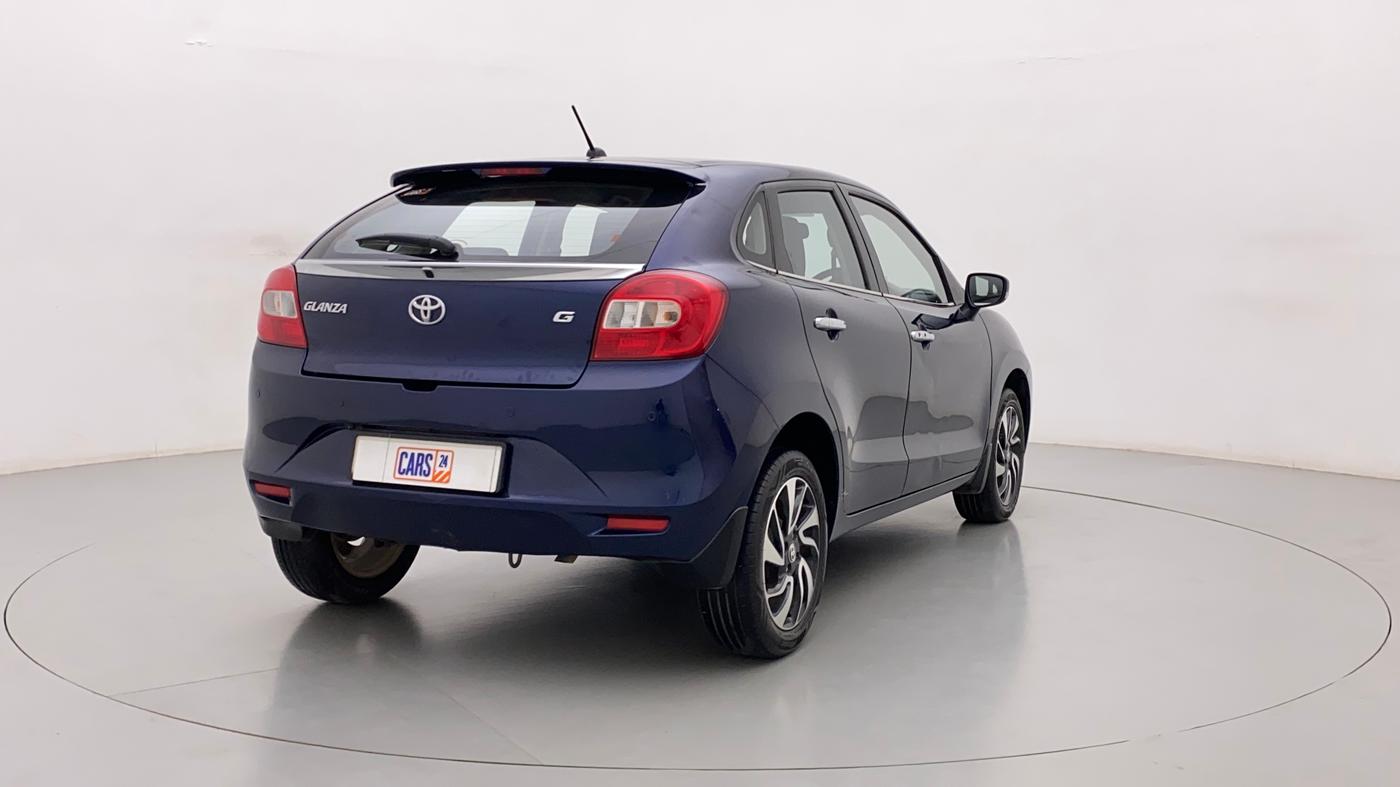 2021 Toyota Glanza G, Petrol, Manual, 37,303 km, Right Back Diagonal