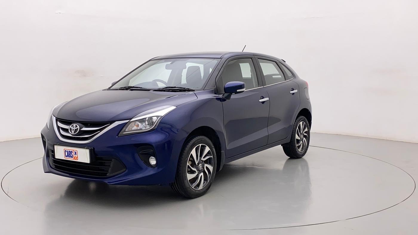 2021 Toyota Glanza G, Petrol, Manual, 37,303 km, Left Front Diagonal