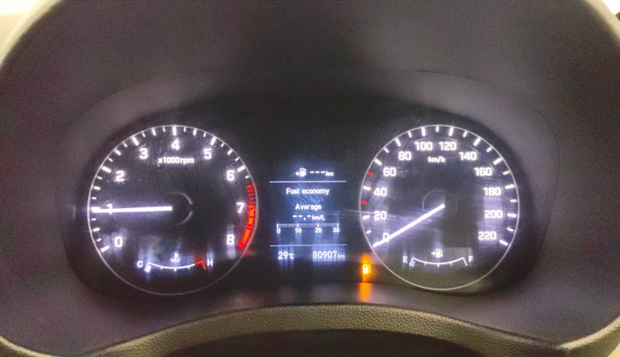 2018 Hyundai Creta SX (O) 1.6 PETROL, Petrol, Manual, 80,907 km, Odometer Image