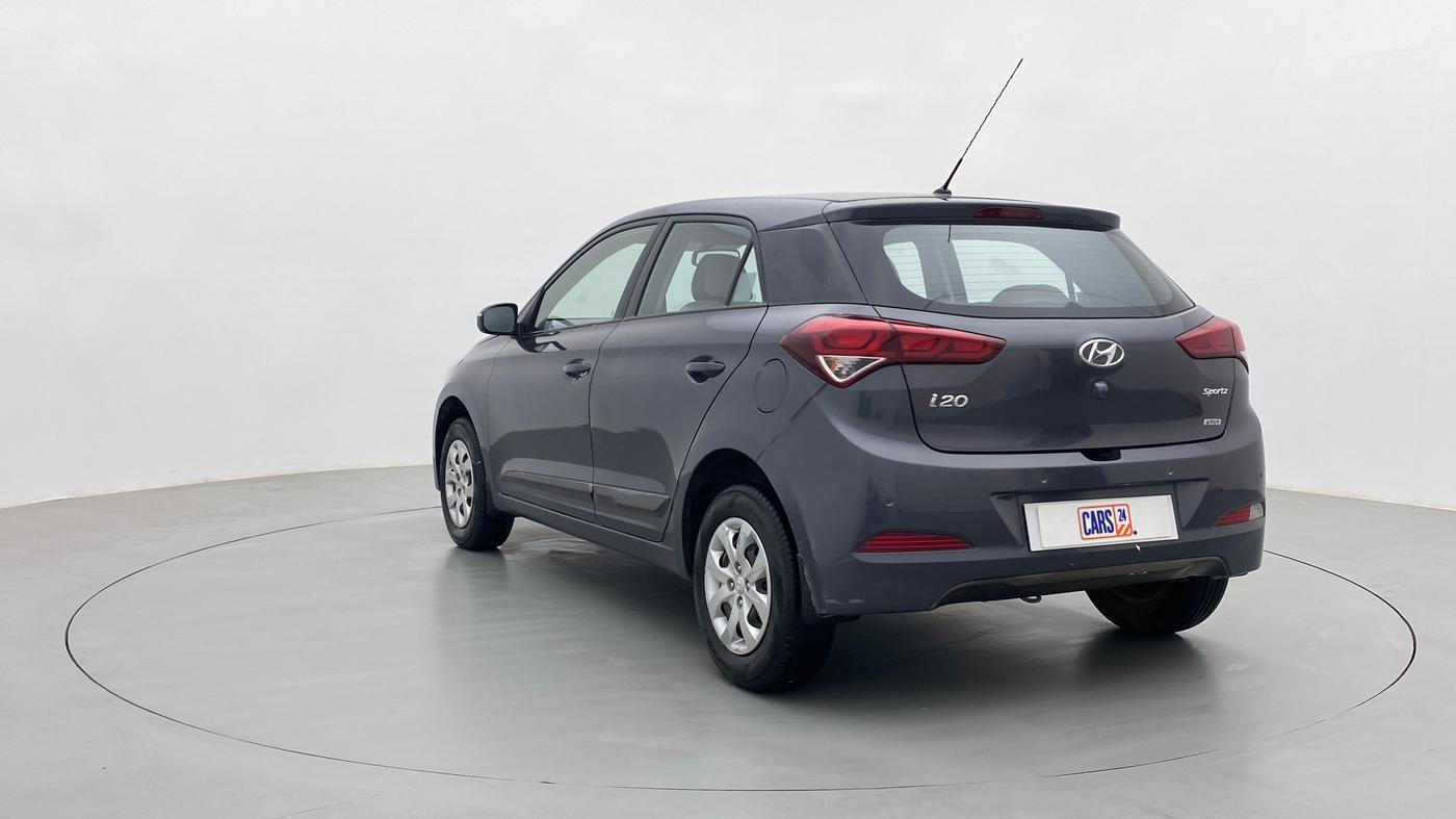 2015 Hyundai Elite i20 SPORTZ 1.2, Petrol, Manual, 78,855 km, Left Back Diagonal