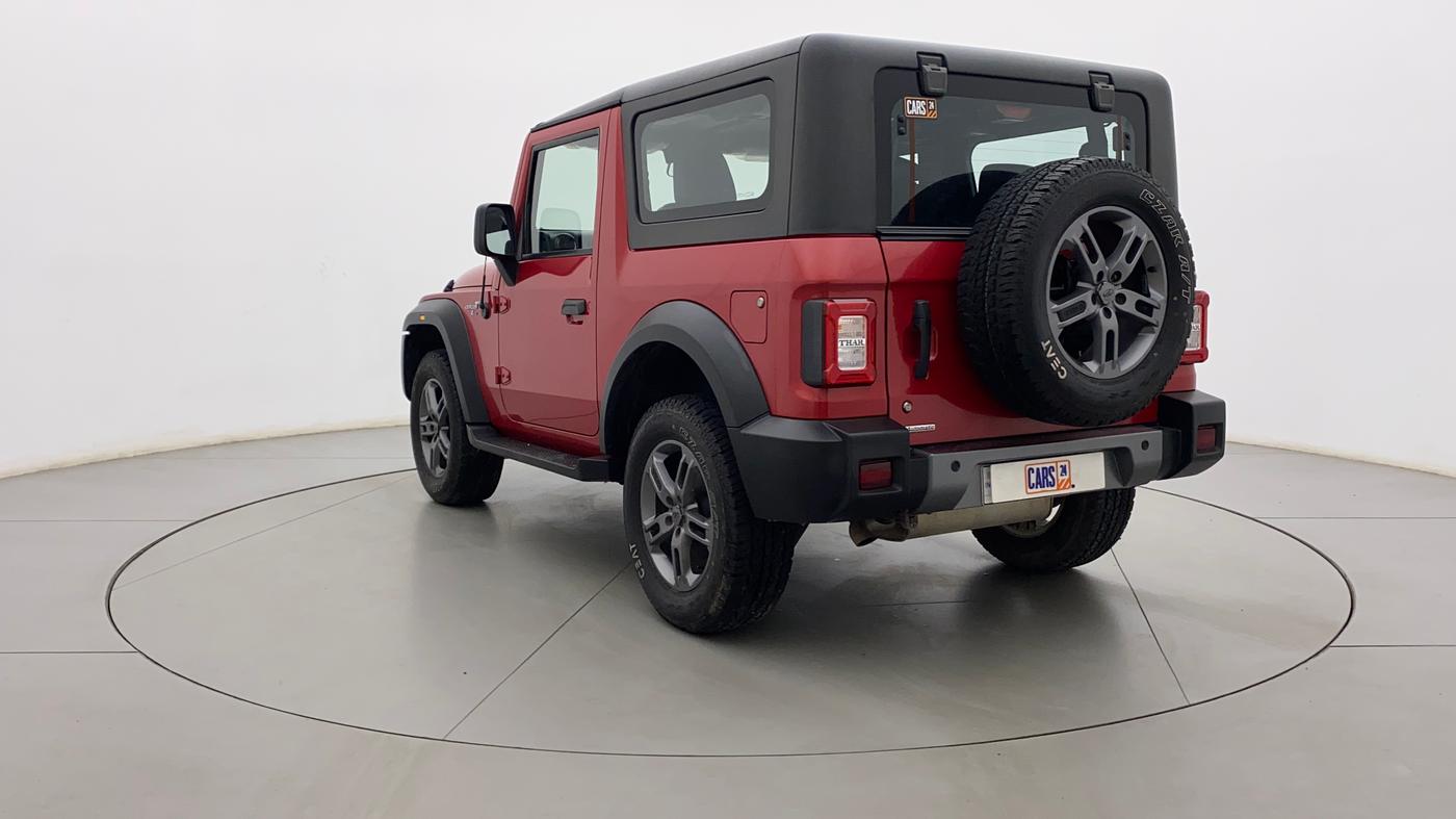 2022 Mahindra Thar LX PETROL HT 4WD AT, Petrol, Automatic, 9,448 km, Left Back Diagonal