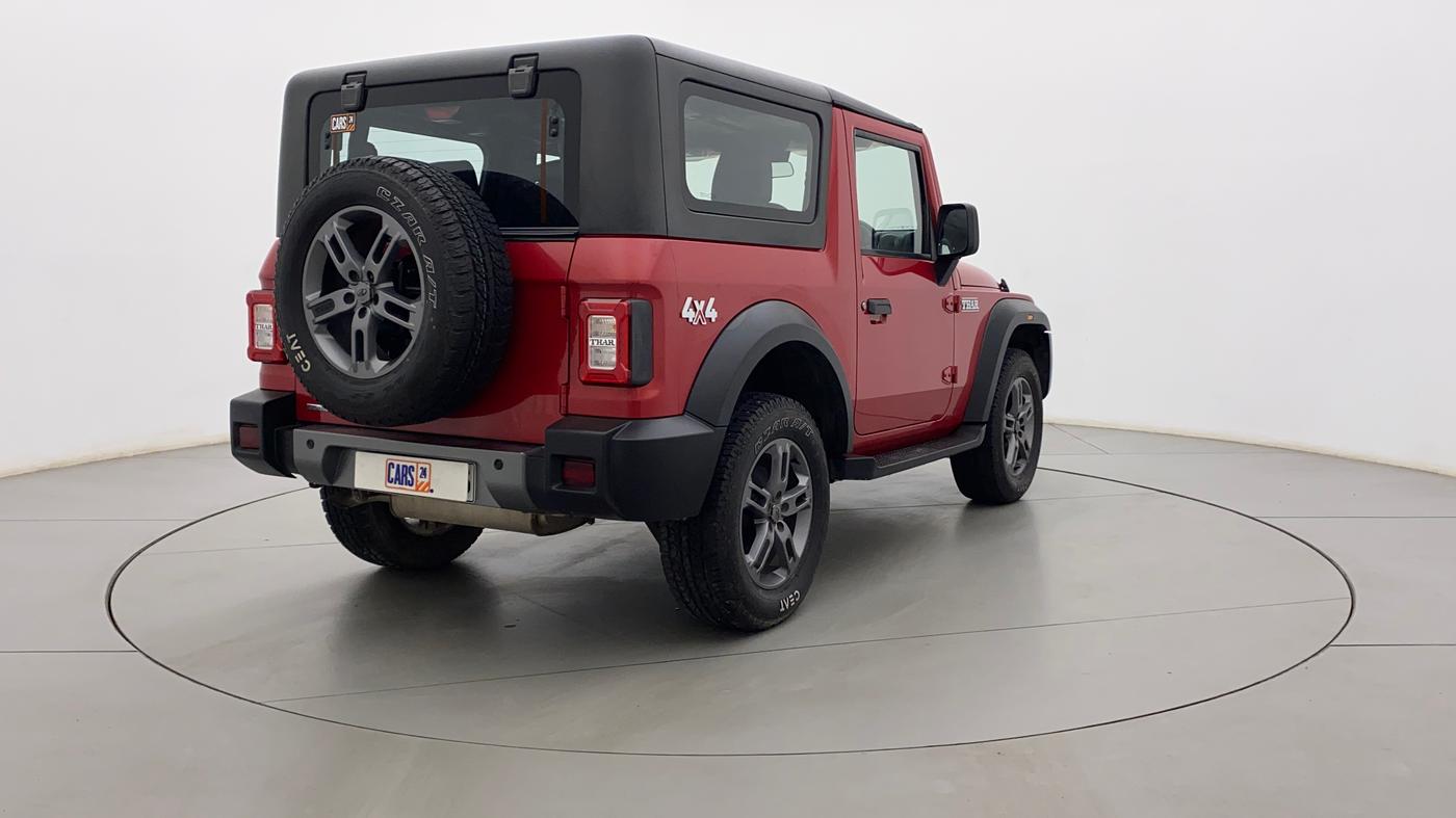 2022 Mahindra Thar LX PETROL HT 4WD AT, Petrol, Automatic, 9,448 km, Right Back Diagonal