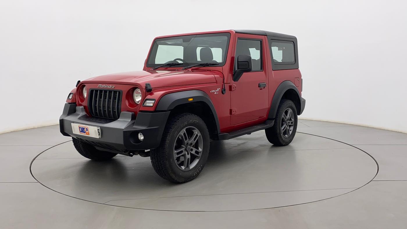 2022 Mahindra Thar LX PETROL HT 4WD AT, Petrol, Automatic, 9,448 km, Left Front Diagonal