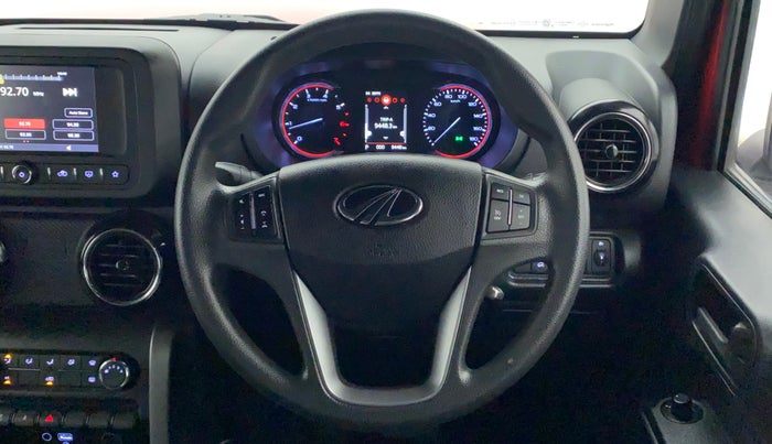 2022 Mahindra Thar LX PETROL HT 4WD AT, Petrol, Automatic, 9,448 km, Steering Wheel Close Up