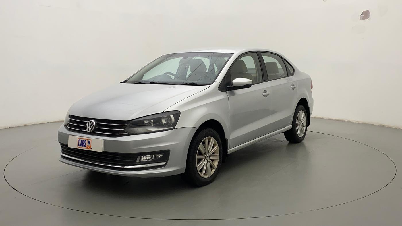 2016 Volkswagen Vento HIGHLINE PETROL AT, Petrol, Automatic, 64,763 km, Left Front Diagonal
