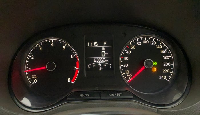 2016 Volkswagen Vento HIGHLINE PETROL AT, Petrol, Automatic, 64,763 km, Odometer Image
