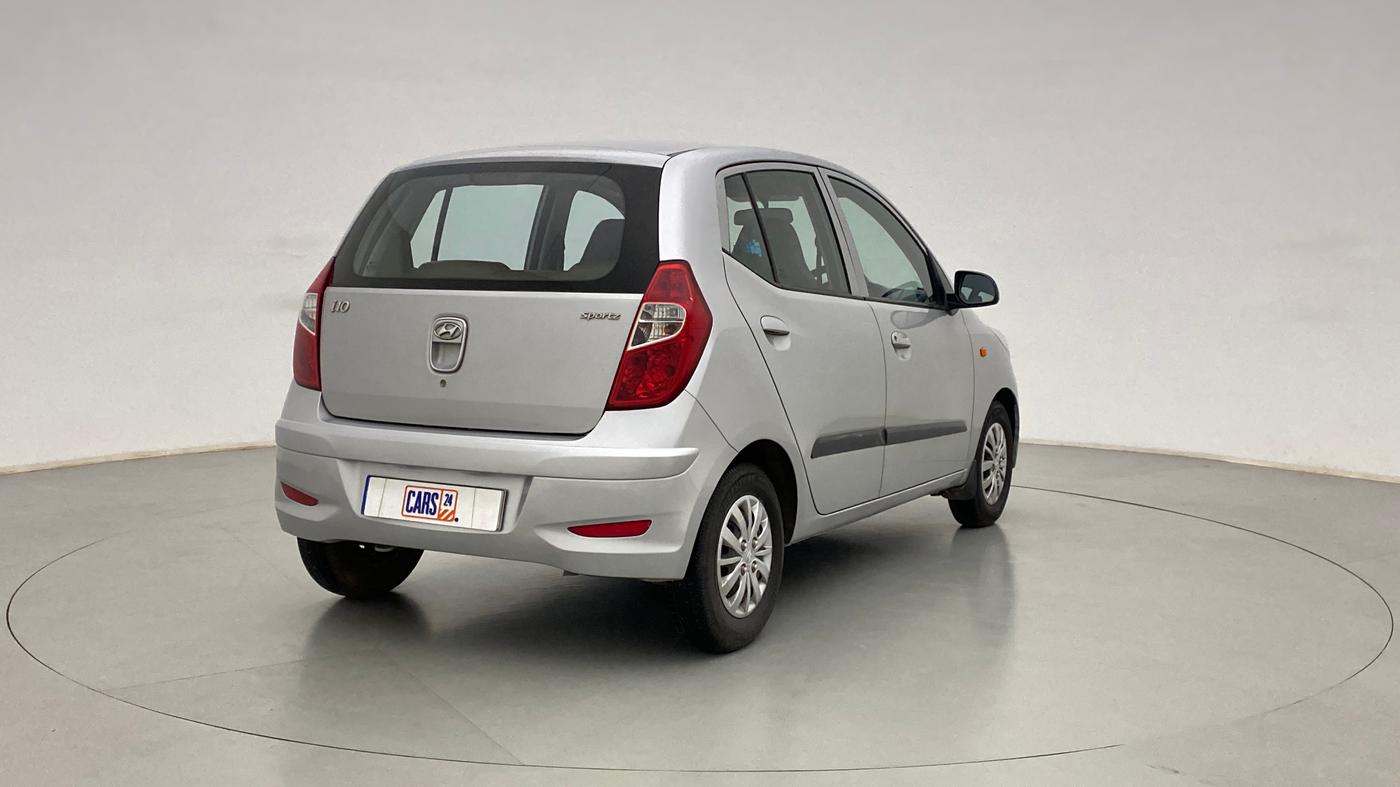 2014 Hyundai i10 SPORTZ 1.1 IRDE2, Petrol, Manual, 88,022 km, Right Back Diagonal