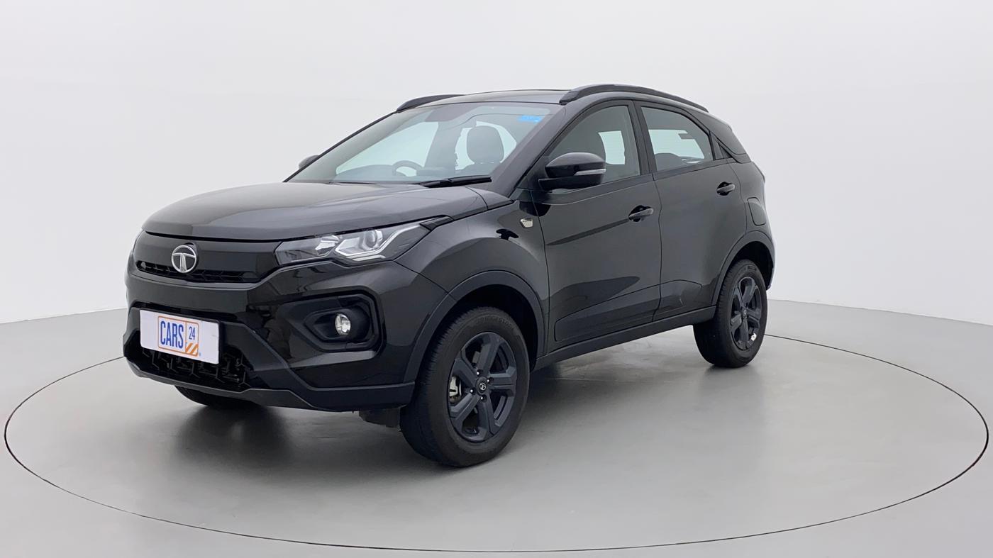 2022 Tata NEXON XZA PLUS (O) PETROL DARK EDITION, Petrol, Automatic, 4,391 km, Left Front Diagonal