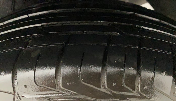 2022 Tata NEXON XZA PLUS (O) PETROL DARK EDITION, Petrol, Automatic, 4,391 km, Left Rear Tyre Tread
