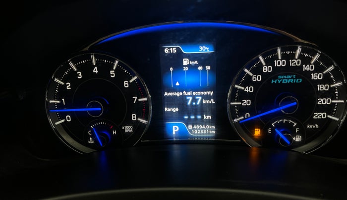 2018 Maruti Ciaz ALPHA  AT 1.5 SHVS PETROL, Petrol, Automatic, 1,02,311 km, Odometer Image