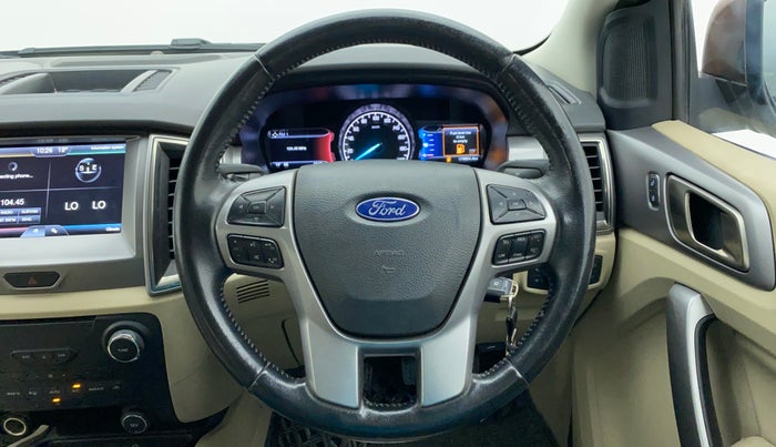 2016 Ford Endeavour 2.2l 4X4 MT Trend, Diesel, Manual, 79,463 km, Steering Wheel Close Up
