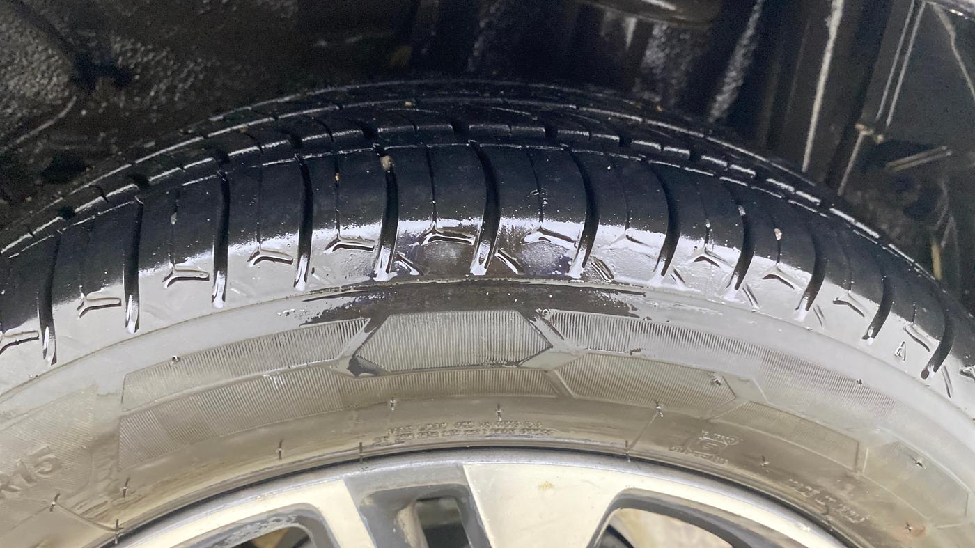 2022 Tata Tiago XZA PLUS PETROL, Petrol, Automatic, 60,361 km, Left Rear Tyre Tread