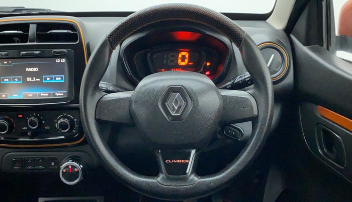 2017 Renault Kwid CLIMBER 1.0 AMT, Petrol, Automatic, 55,353 km, Steering Wheel Close Up