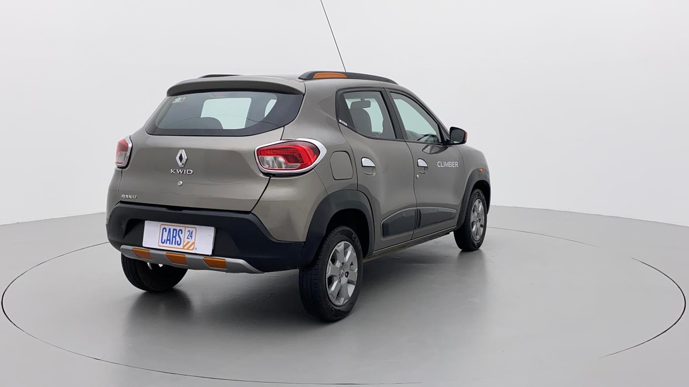 2017 Renault Kwid CLIMBER 1.0 AMT, Petrol, Automatic, 55,353 km, Right Back Diagonal