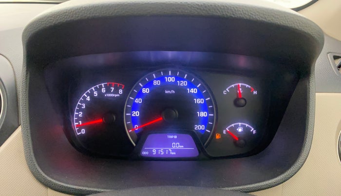 2015 Hyundai Xcent S 1.2, Petrol, Manual, 91,501 km, Odometer Image