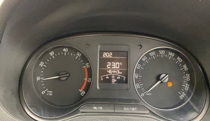2019 Skoda Rapid 1.6 MPI ACTIVE, Petrol, Manual, 46,437 km, Odometer Image