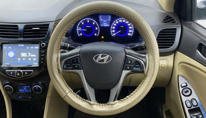 2016 Hyundai Verna 1.6 CRDI SX, Diesel, Manual, 90,223 km, Steering Wheel Close Up