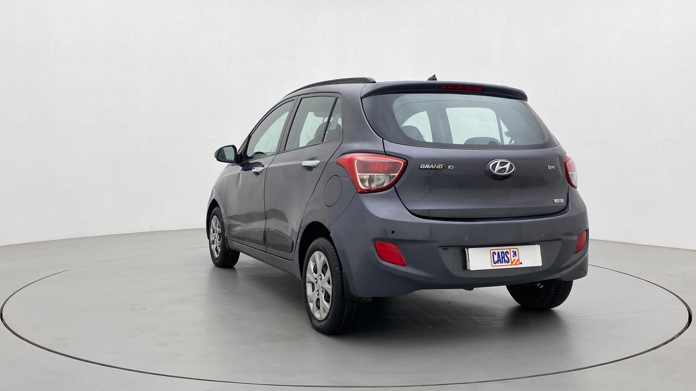 2014 Hyundai Grand i10 SPORTZ 1.2 KAPPA VTVT, Petrol, Manual, 36,885 km, Left Back Diagonal