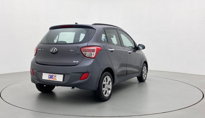 2014 Hyundai Grand i10 SPORTZ 1.2 KAPPA VTVT, Petrol, Manual, 36,885 km, Right Back Diagonal