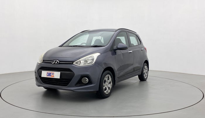 2014 Hyundai Grand i10 SPORTZ 1.2 KAPPA VTVT, Petrol, Manual, 36,885 km, Left Front Diagonal