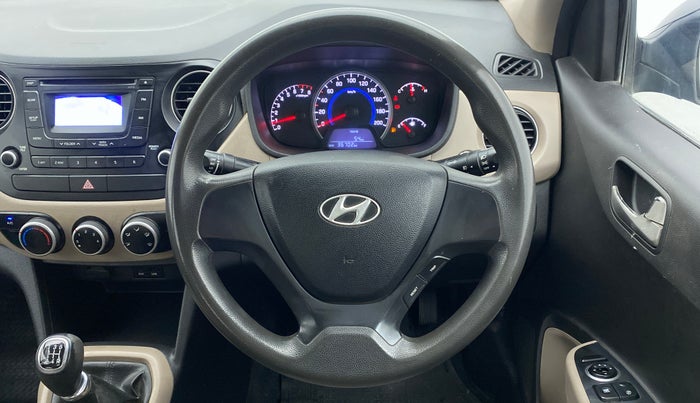 2014 Hyundai Grand i10 SPORTZ 1.2 KAPPA VTVT, Petrol, Manual, 36,885 km, Steering Wheel Close Up