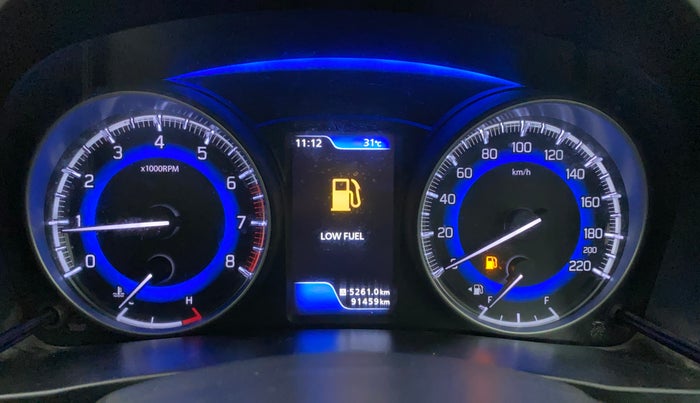 2017 Maruti Baleno ALPHA PETROL 1.2, Petrol, Manual, 91,549 km, Odometer Image