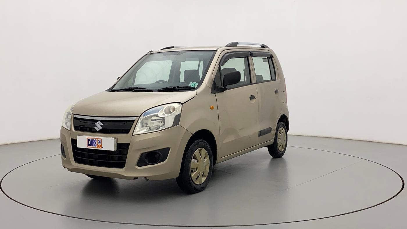 2013 Maruti Wagon R 1.0 LXI, Petrol, Manual, 37,008 km, Left Front Diagonal