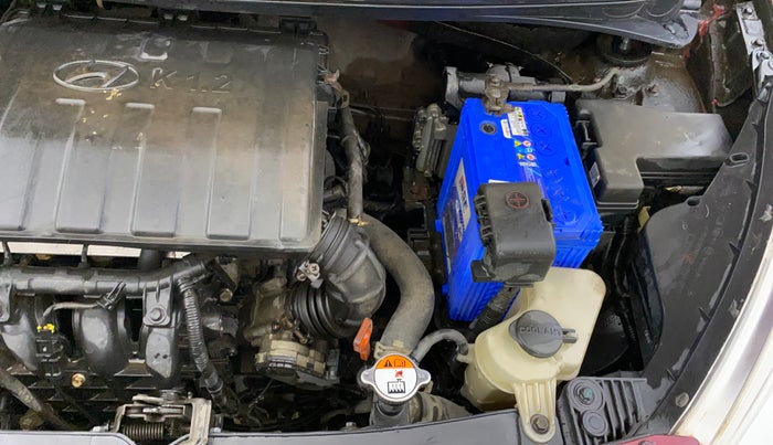 2015 Hyundai Grand i10 ASTA AT 1.2 KAPPA VTVT, Petrol, Automatic, 33,420 km, Engine View - Left