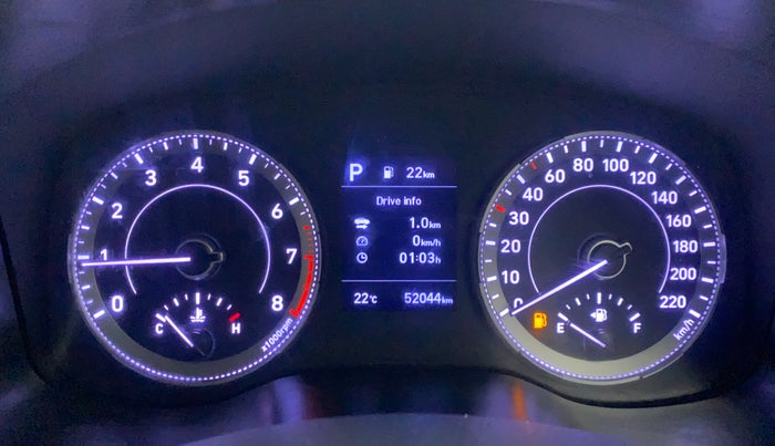 2020 Hyundai VENUE SX PLUS 1.0 TURBO DCT, Petrol, Automatic, 52,075 km, Odometer Image