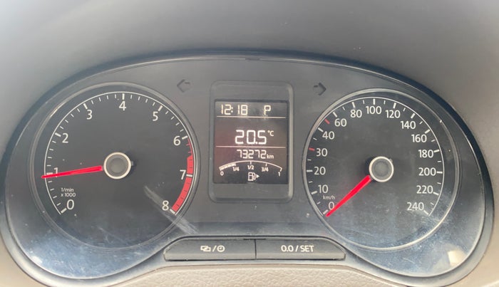 2018 Volkswagen Vento HIGHLINE PETROL AT, Petrol, Automatic, 73,295 km, Odometer Image