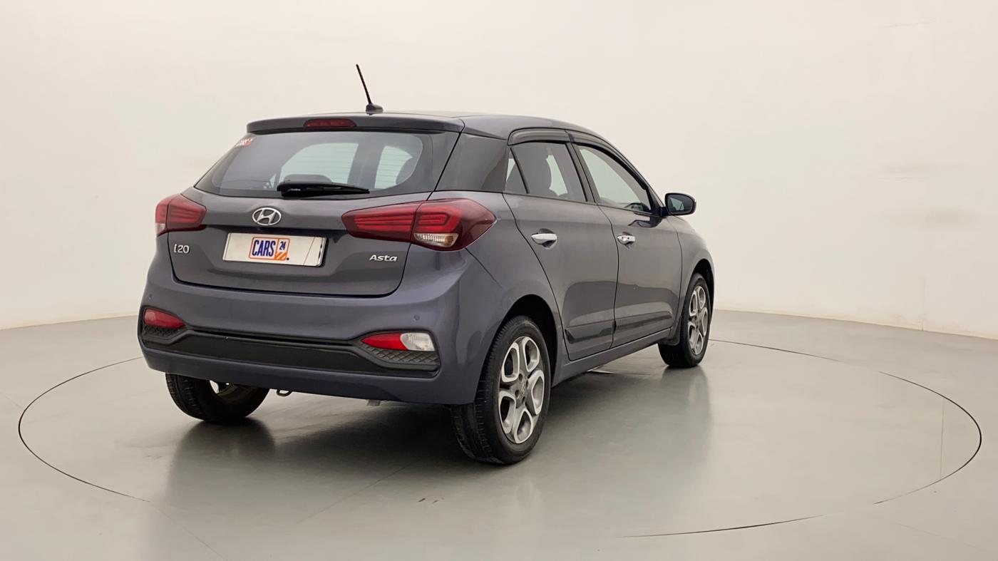 2018 Hyundai Elite i20 ASTA 1.2 (O), Petrol, Manual, 88,600 km, Right Back Diagonal